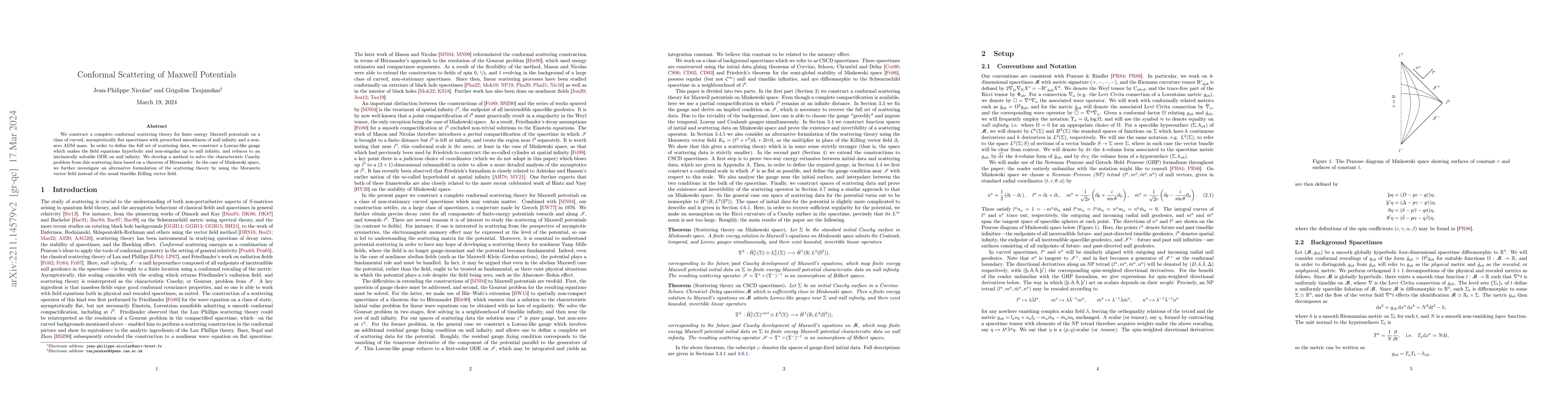 Thumbnail for Conformal Scattering of Maxwell Potentials