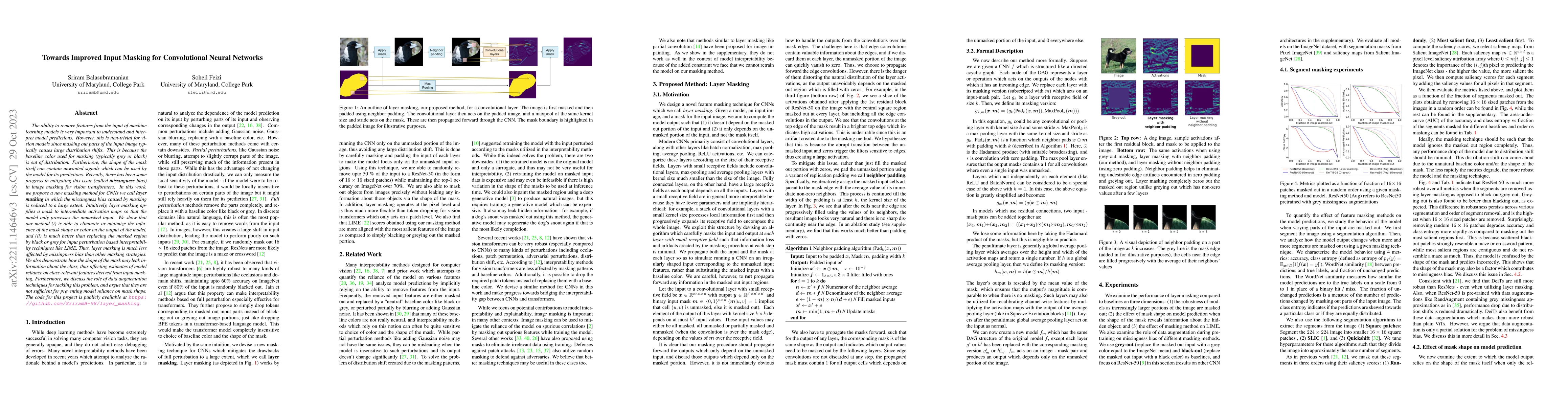 Thumbnail for Towards Improved Input Masking for Convolutional Neural Networks