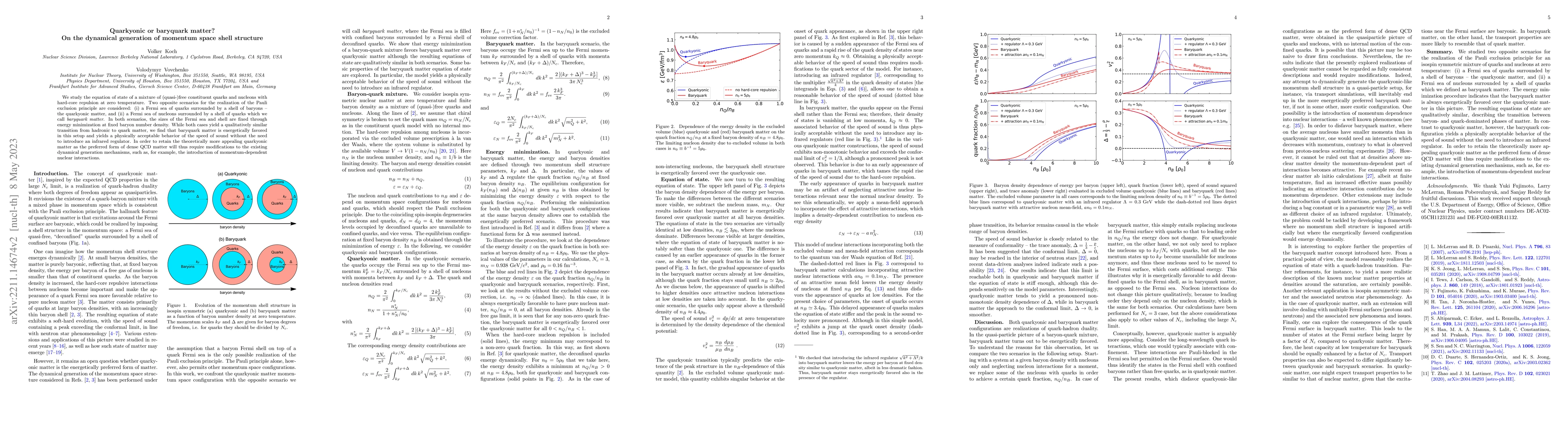 Thumbnail for Quarkyonic or baryquark matter? On the dynamical generation of momentum
  space shell structure