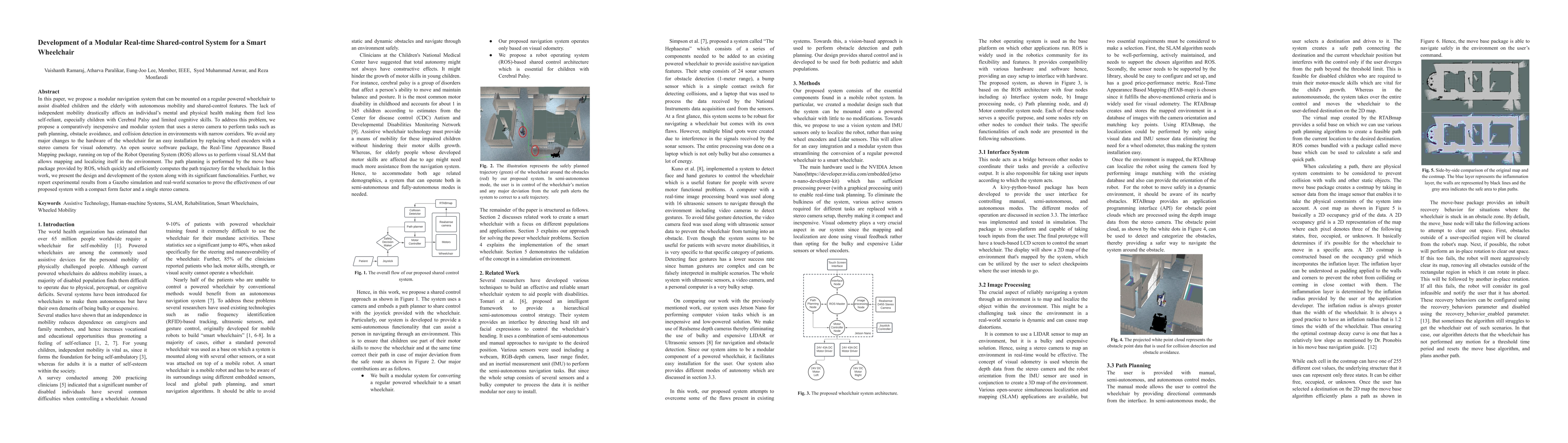 Thumbnail for Development of a Modular Real-time Shared-control System for a Smart
  Wheelchair