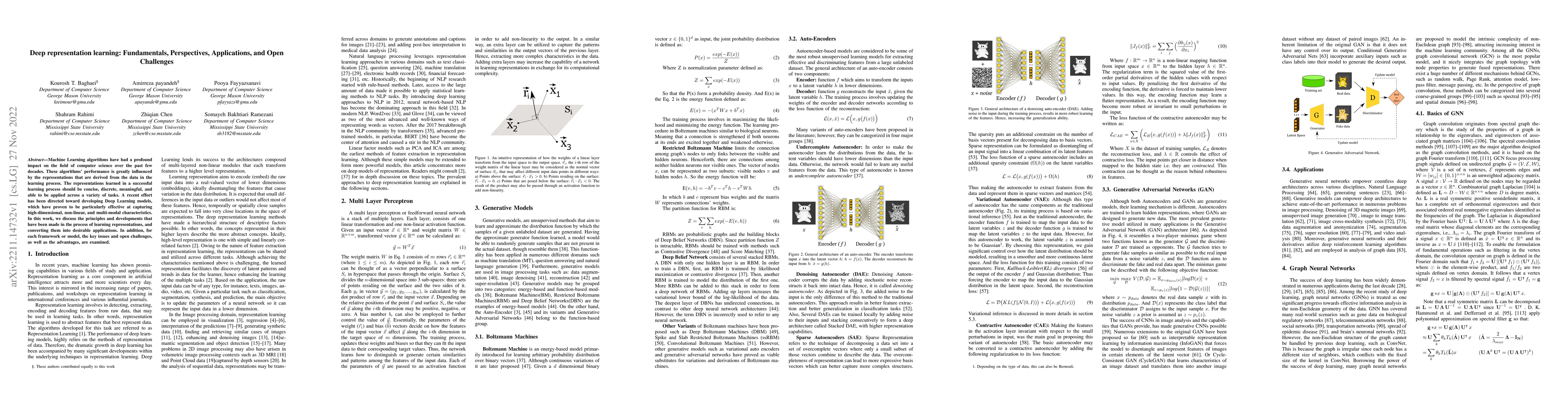 Thumbnail for Deep representation learning: Fundamentals, Perspectives, Applications,
  and Open Challenges