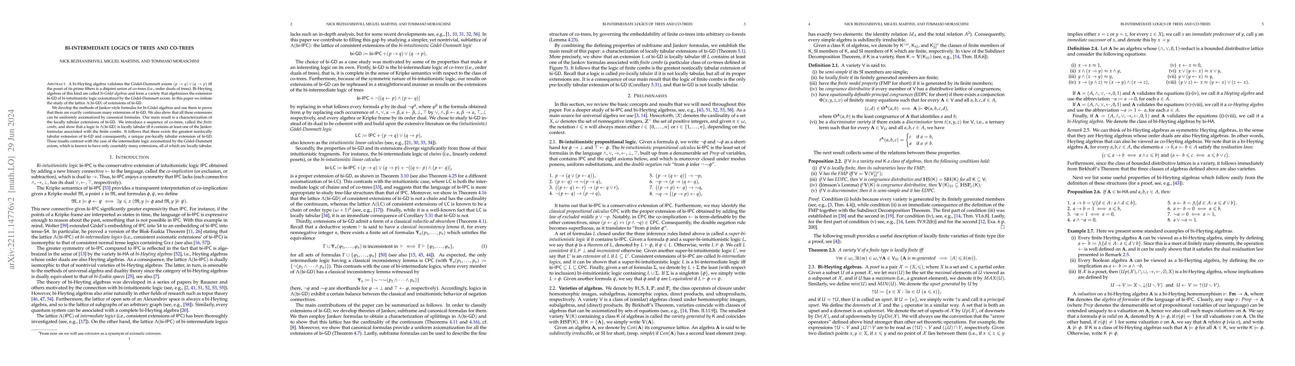 Thumbnail for Bi-intermediate logics of trees and co-trees
