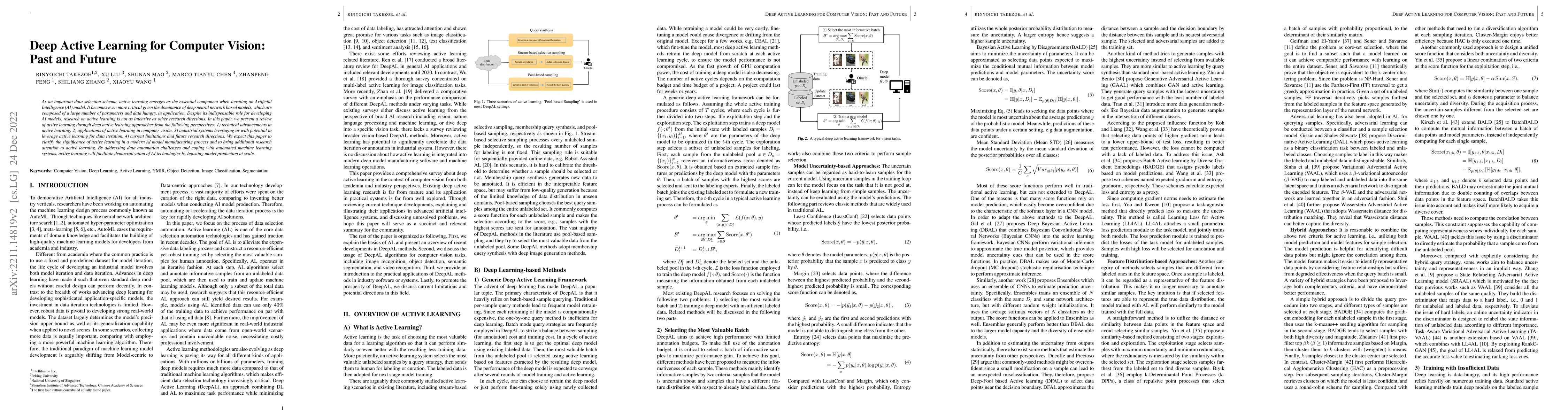 Thumbnail for Deep Active Learning for Computer Vision: Past and Future