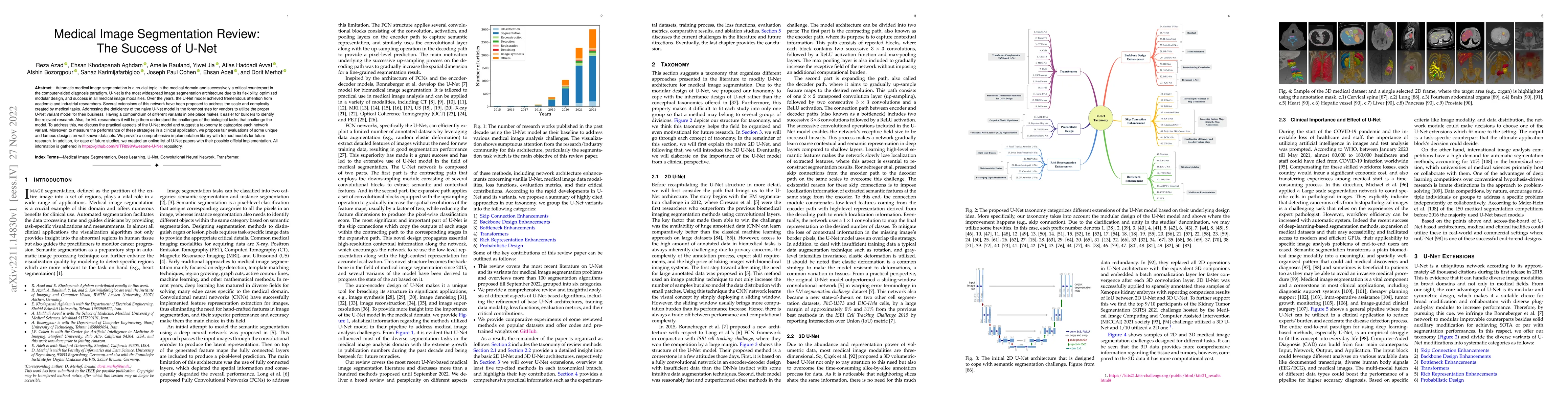 Thumbnail for Medical Image Segmentation Review: The success of U-Net