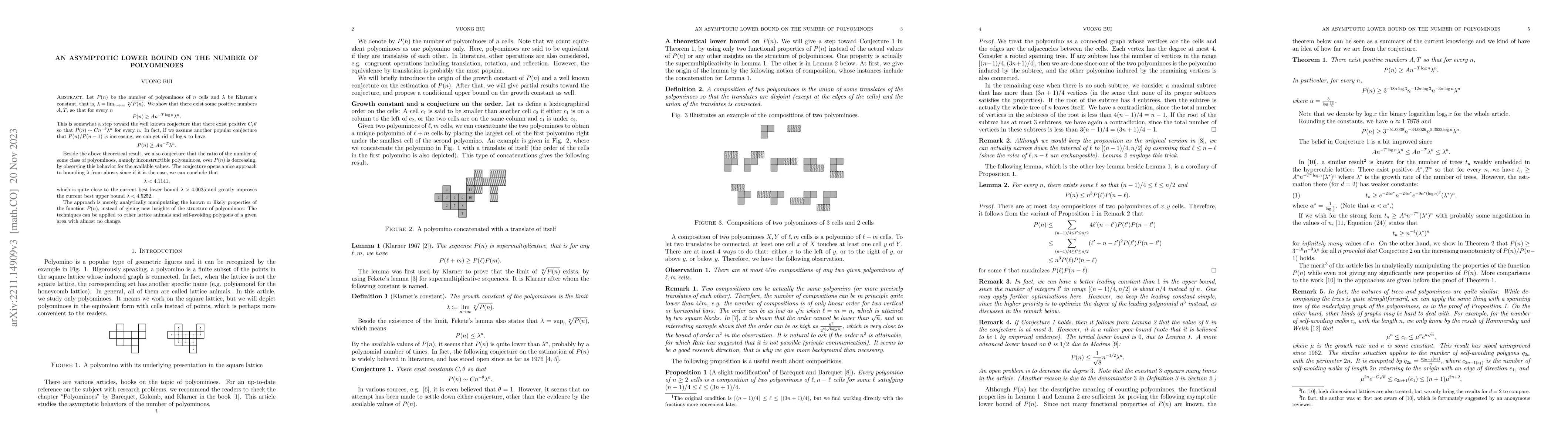 Thumbnail for An asymptotic lower bound on the number of polyominoes