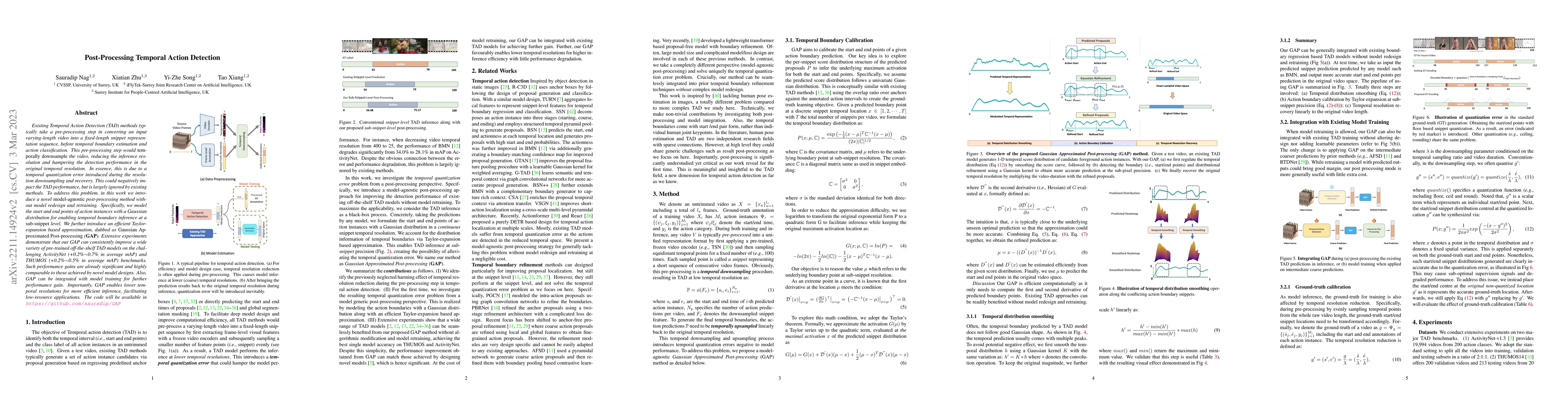 Thumbnail for Post-Processing Temporal Action Detection