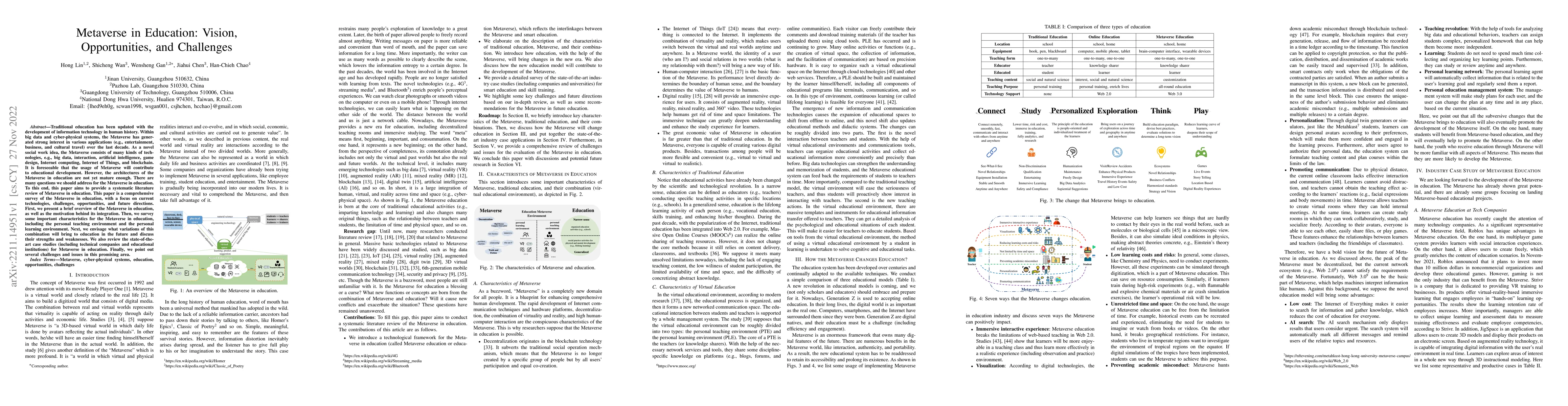 Thumbnail for Metaverse in Education: Vision, Opportunities, and Challenges