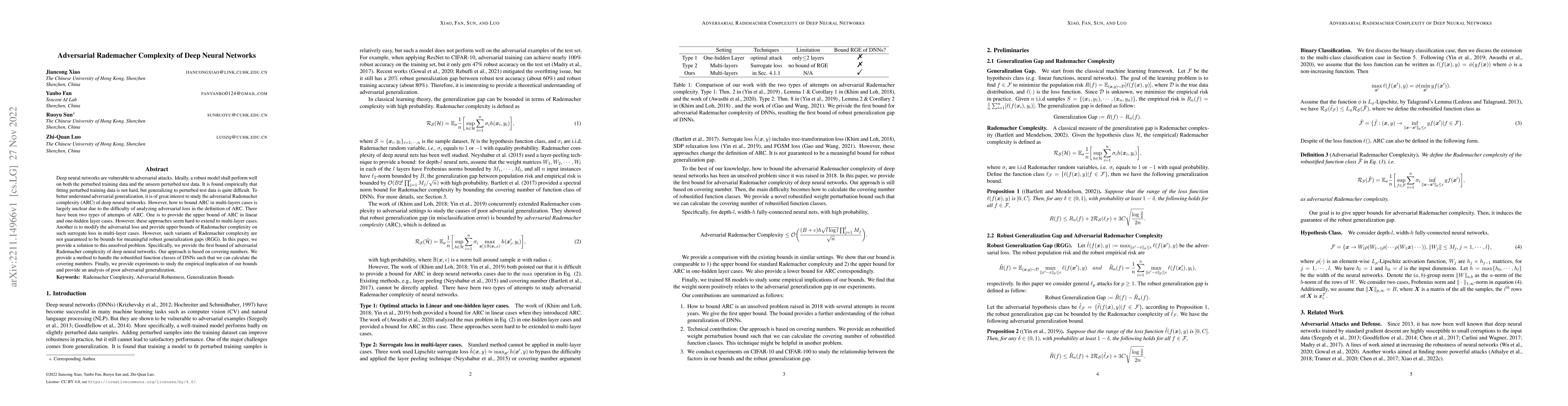 Thumbnail for Adversarial Rademacher Complexity of Deep Neural Networks