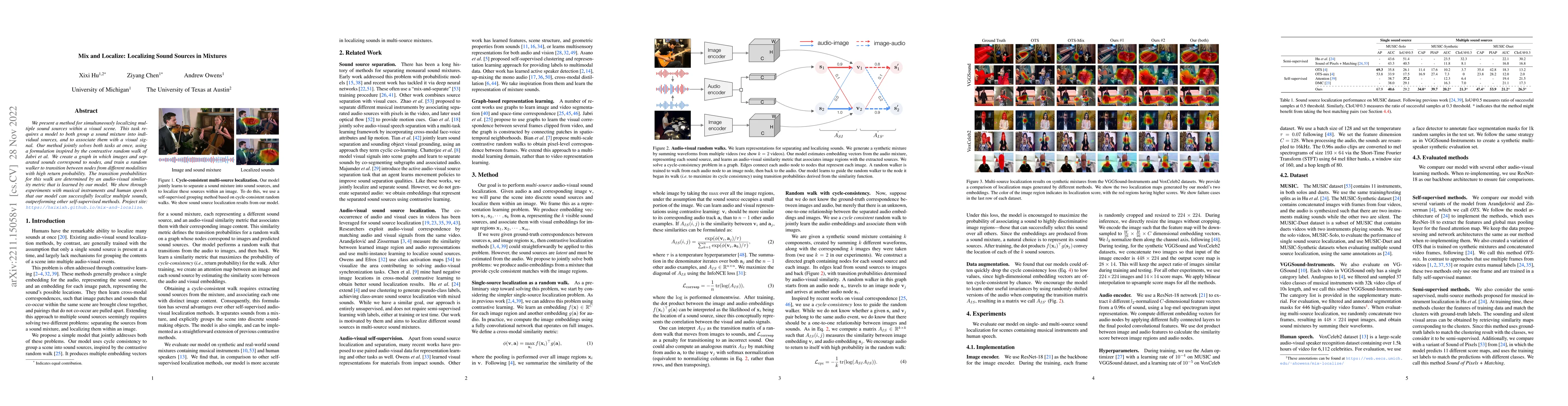 Thumbnail for Mix and Localize: Localizing Sound Sources in Mixtures