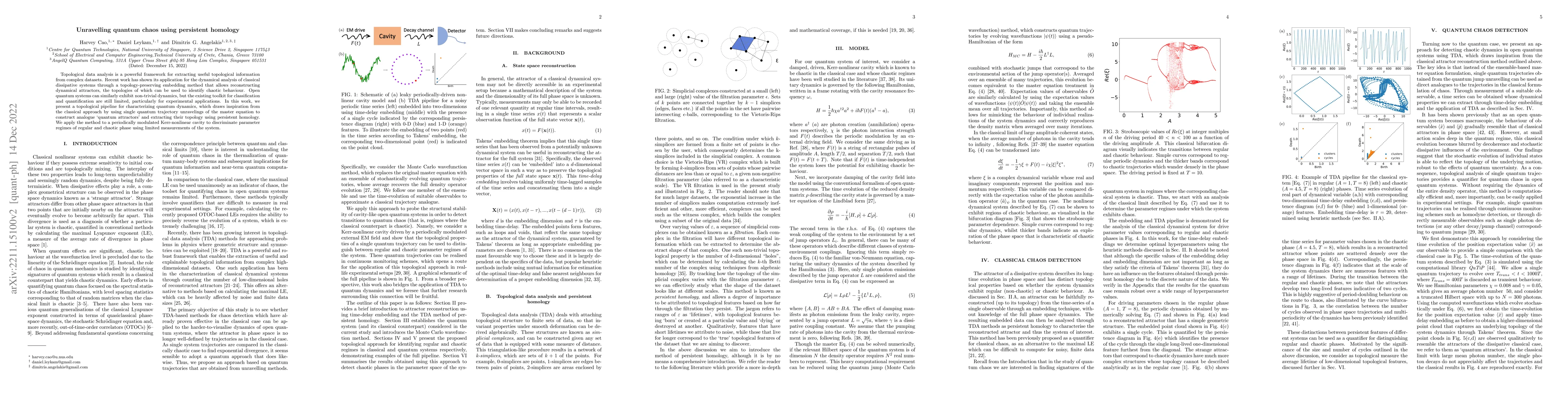 Thumbnail for Unravelling quantum chaos using persistent homology