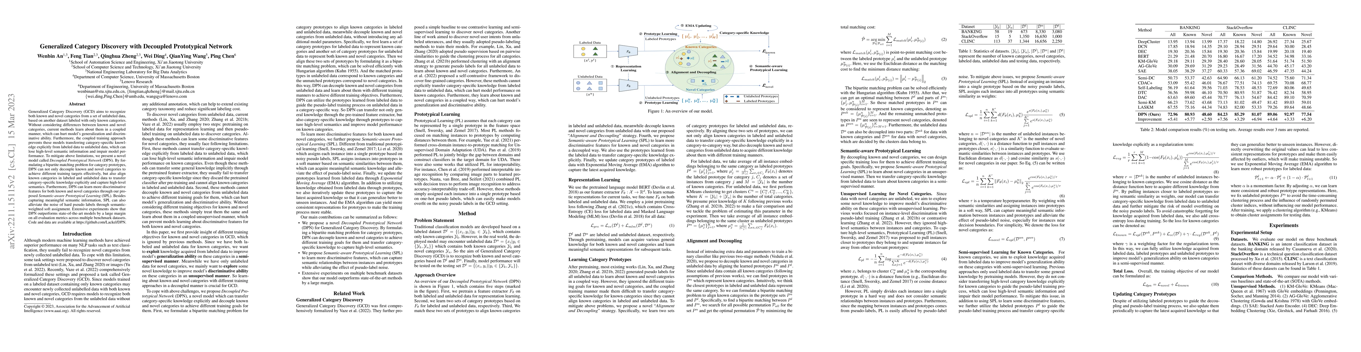 Thumbnail for Generalized Category Discovery with Decoupled Prototypical Network