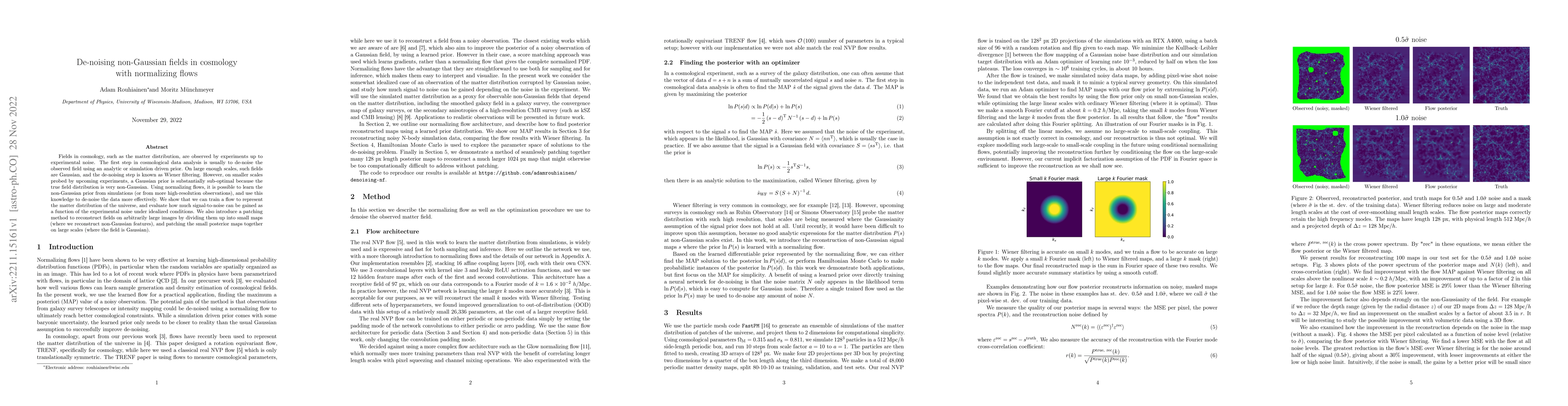 Thumbnail for De-noising non-Gaussian fields in cosmology with normalizing flows