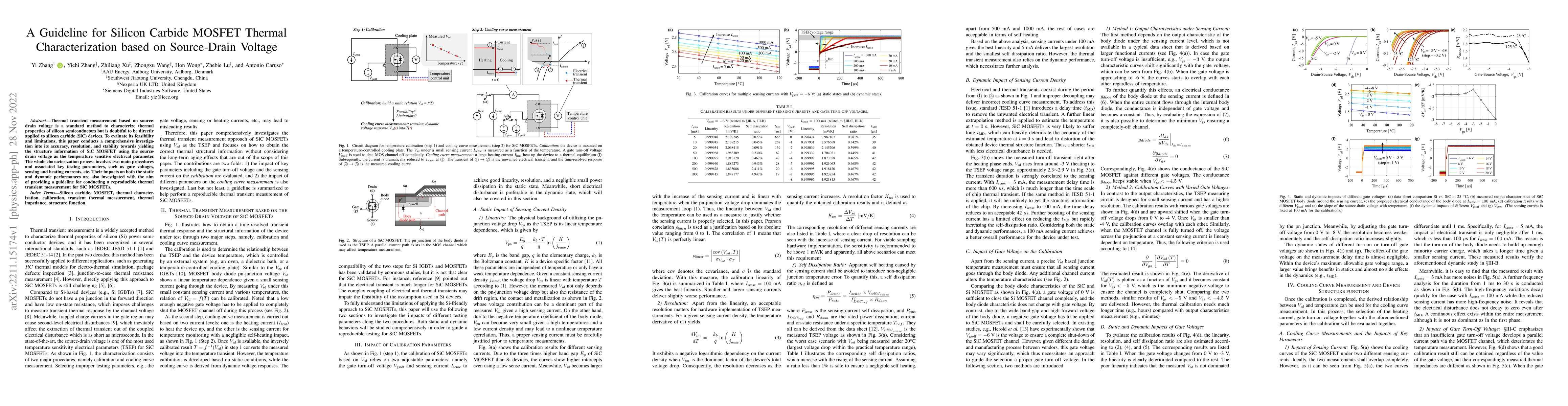 Thumbnail for A Guideline for Silicon Carbide MOSFET Thermal Characterization based on
  Source-Drain Voltage