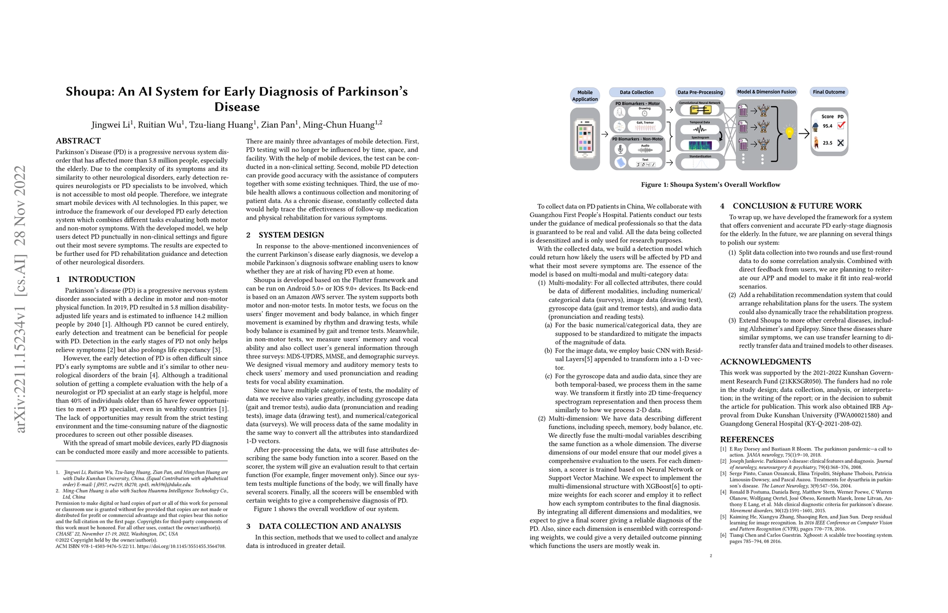 Thumbnail for Shoupa: An AI System for Early Diagnosis of Parkinson's Disease