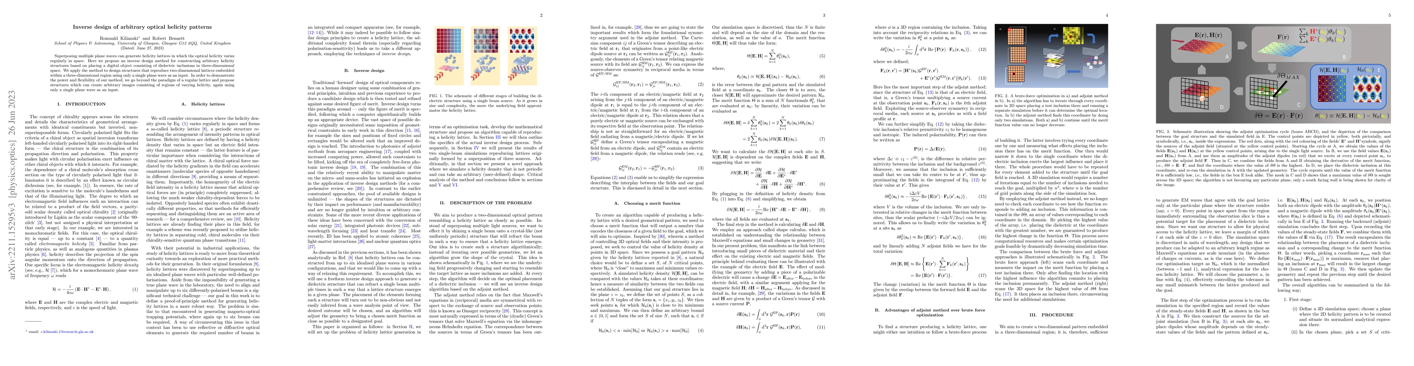 Thumbnail for Inverse design of arbitrary optical helicity patterns