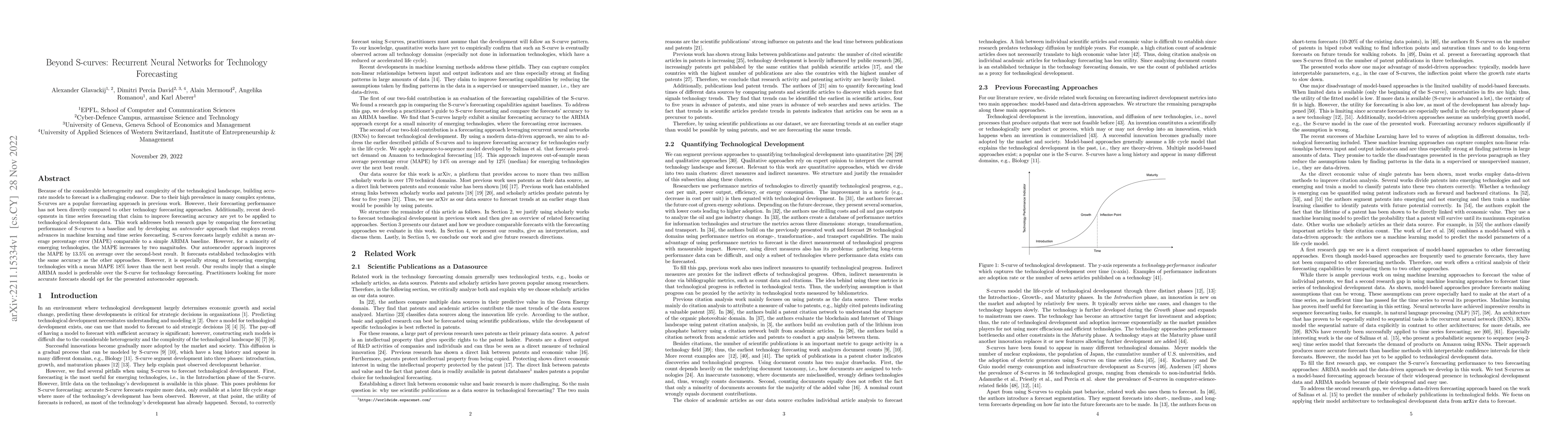 Thumbnail for Beyond S-curves: Recurrent Neural Networks for Technology Forecasting