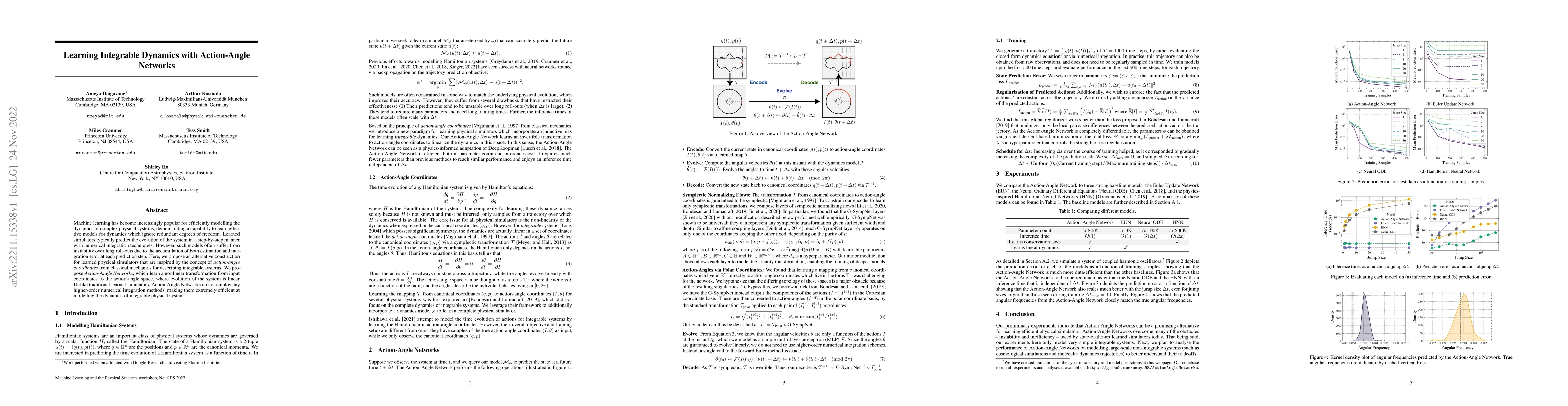 Thumbnail for Learning Integrable Dynamics with Action-Angle Networks