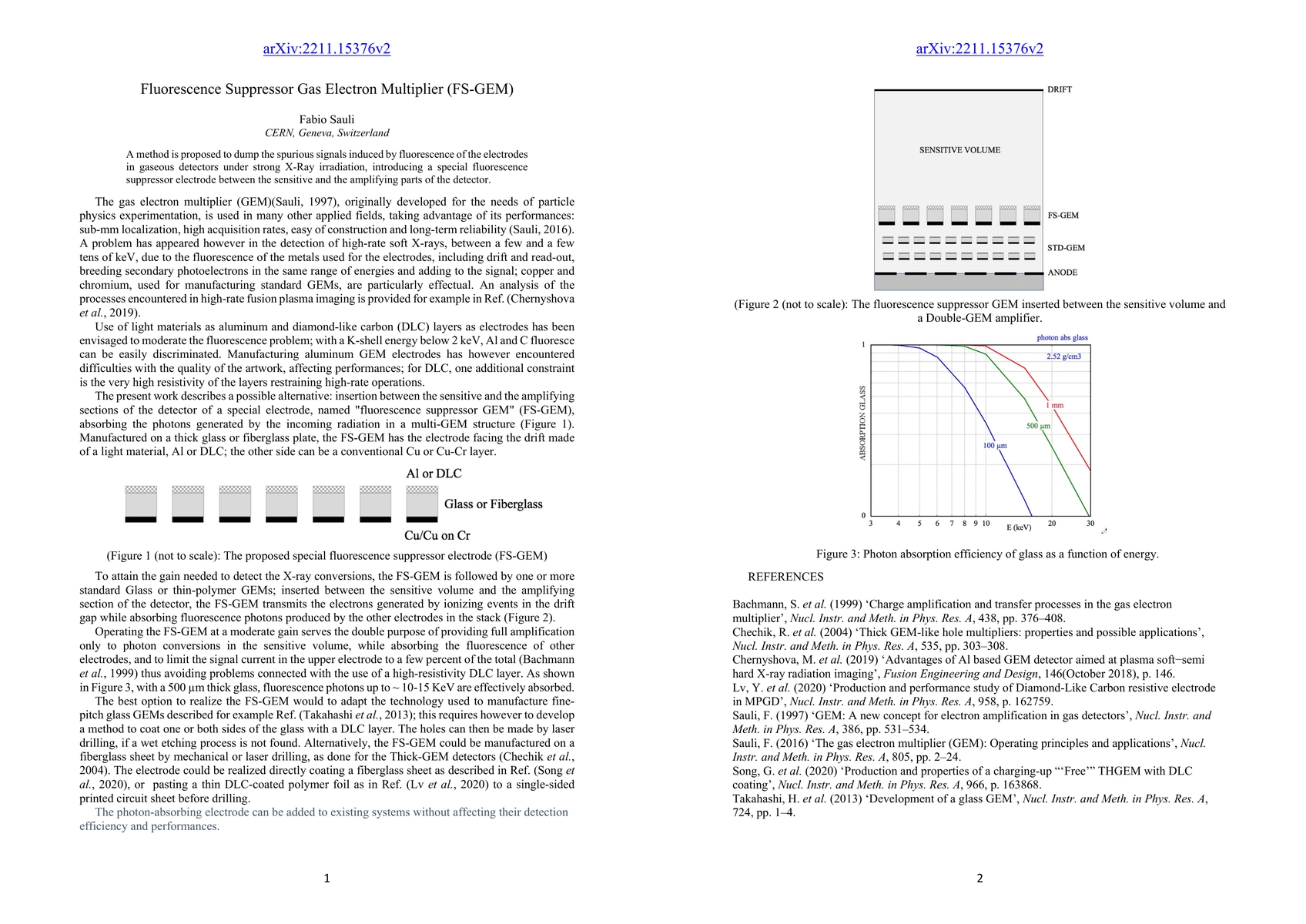 Thumbnail for Fluorescence Suppressor Gas Electron Multiplier (FS-GEM)