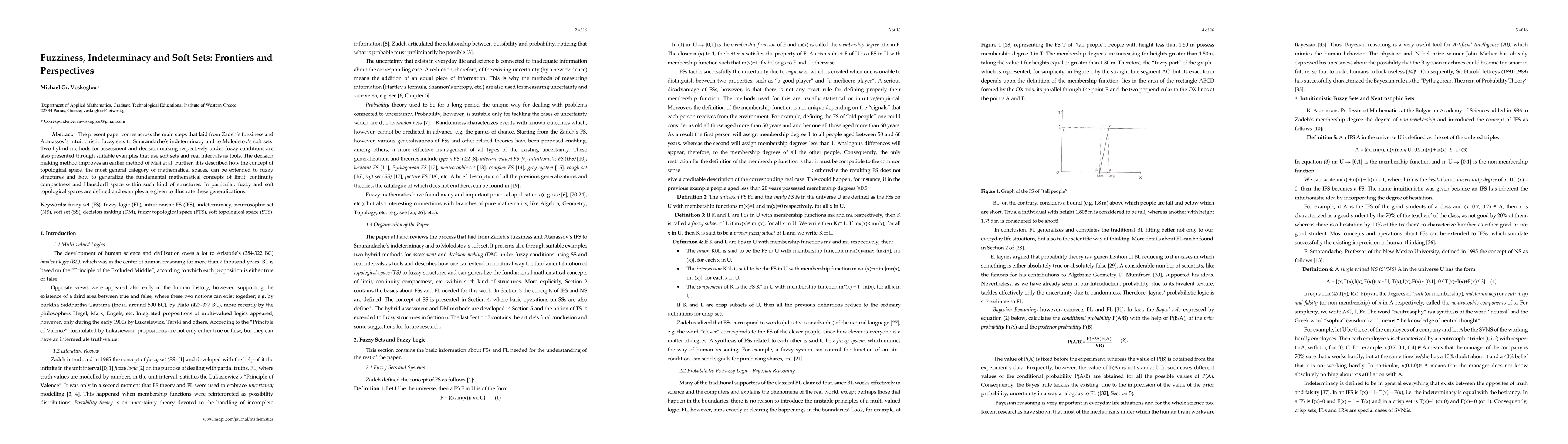 Thumbnail for Fuzziness, Indeterminacy and Soft Sets: Frontiers and Perspectives