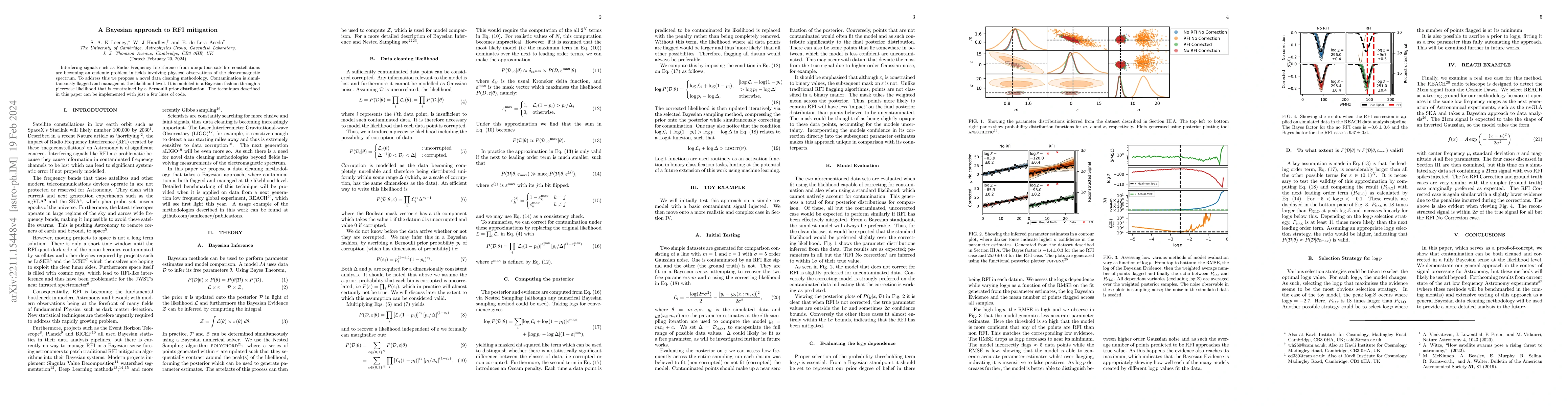 Thumbnail for Bayesian approach to radio frequency interference mitigation