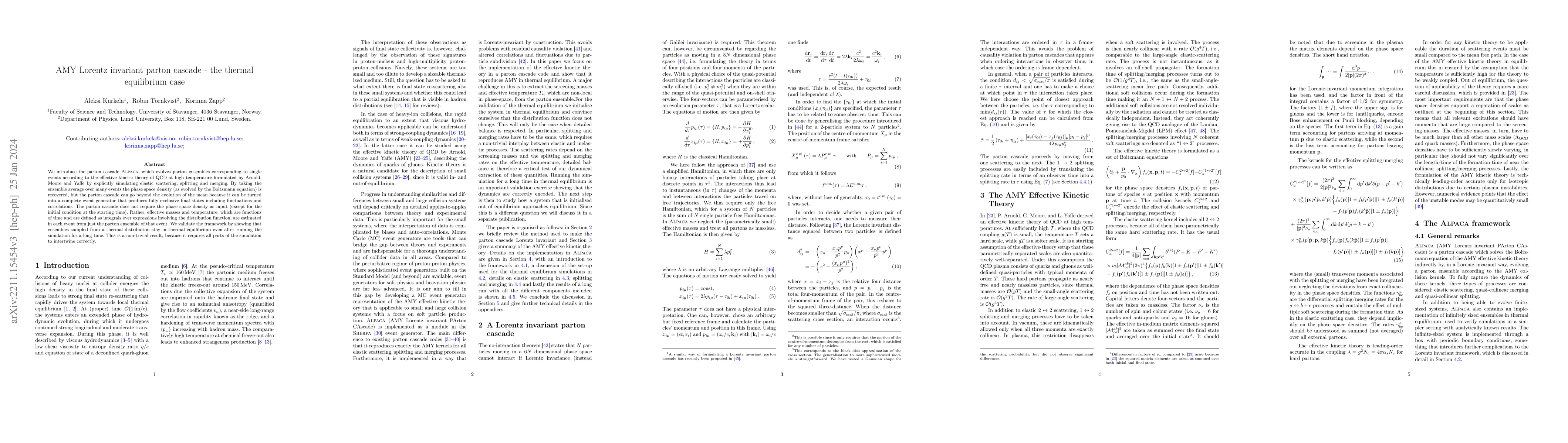 Thumbnail for AMY Lorentz invariant parton cascade -- the thermal equilibrium case