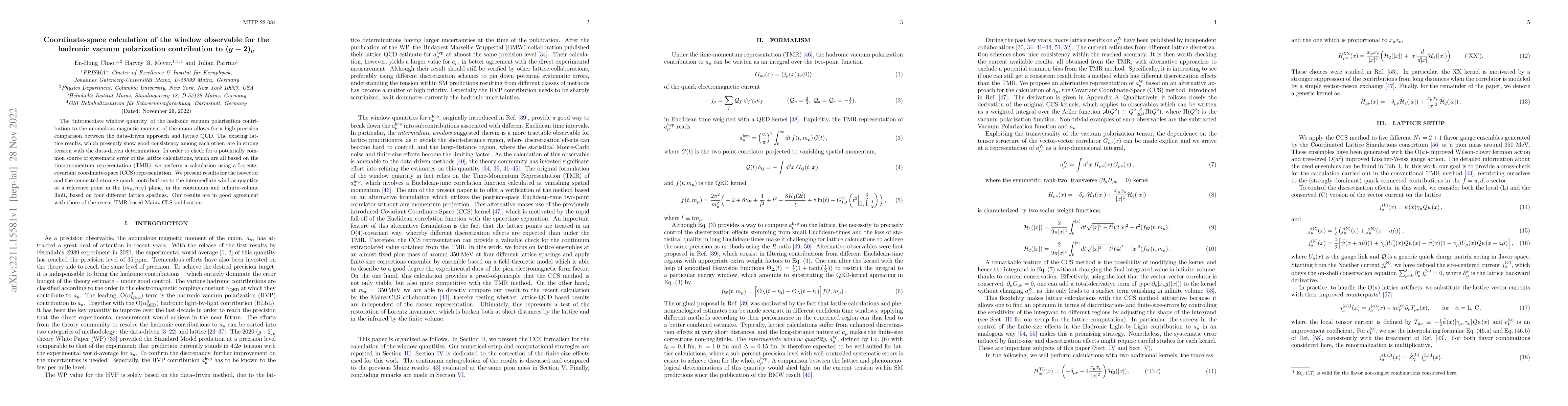 Thumbnail for Coordinate-space calculation of the window observable for the hadronic
  vacuum polarization contribution to $(g-2)_\mu$