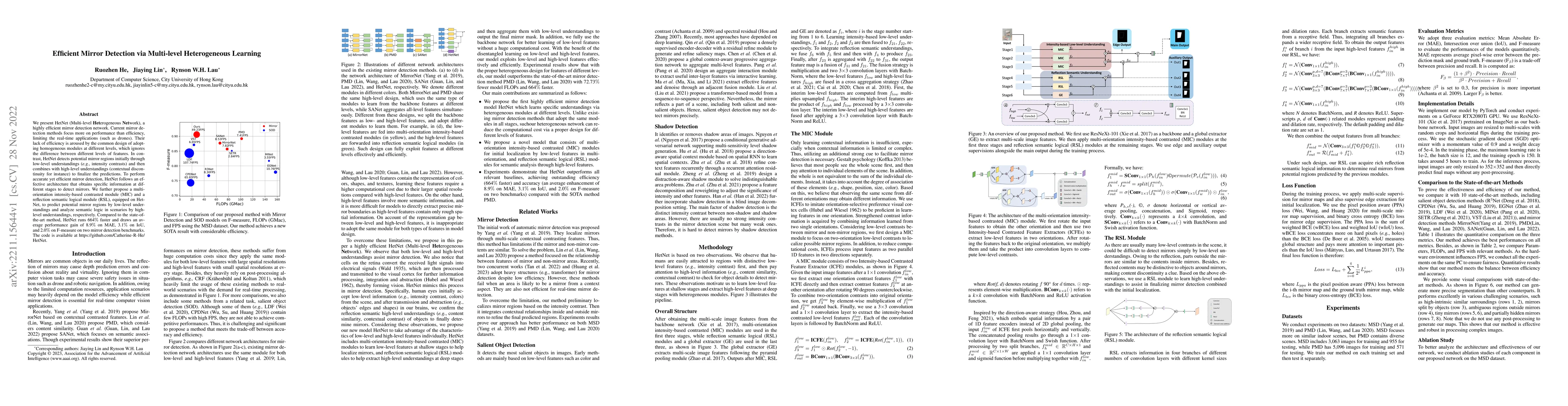 Thumbnail for Efficient Mirror Detection via Multi-level Heterogeneous Learning