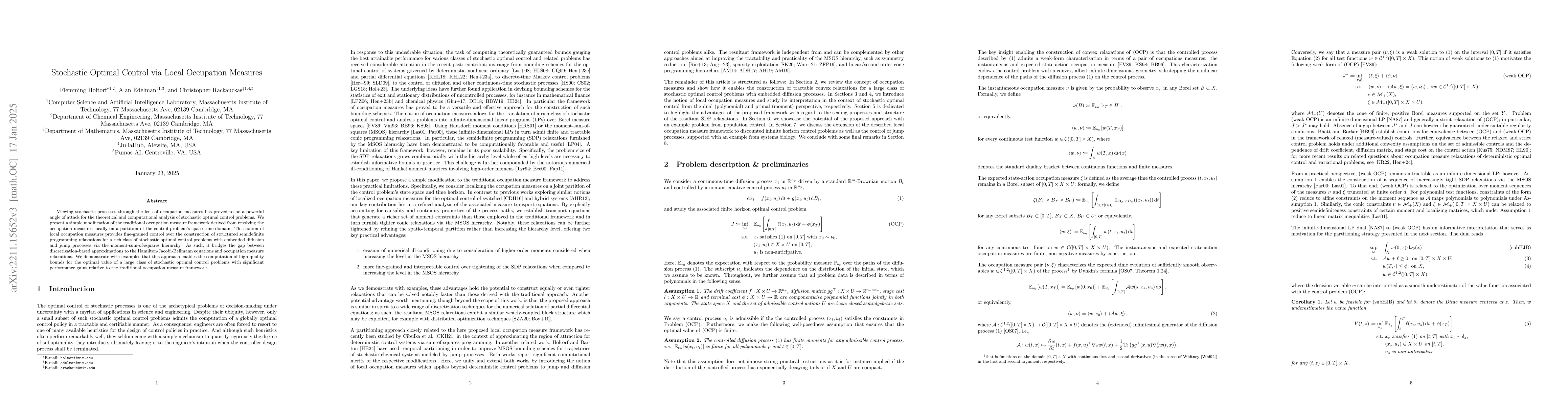 Thumbnail for Stochastic Optimal Control via Local Occupation Measures