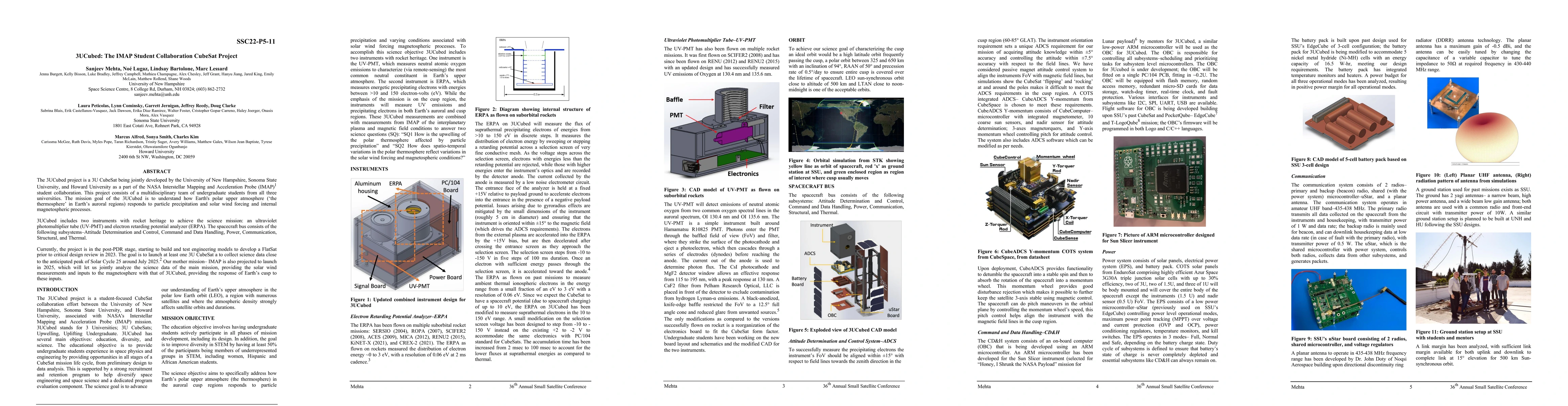 Thumbnail for 3UCubed: The IMAP Student Collaboration CubeSat Project