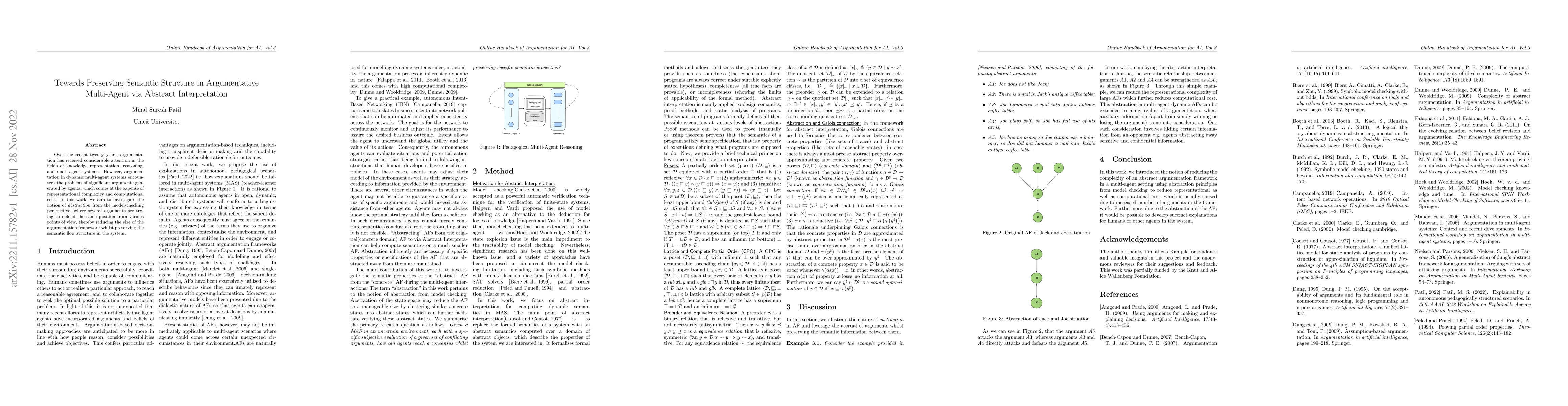 Thumbnail for Towards Preserving Semantic Structure in Argumentative Multi-Agent via
  Abstract Interpretation