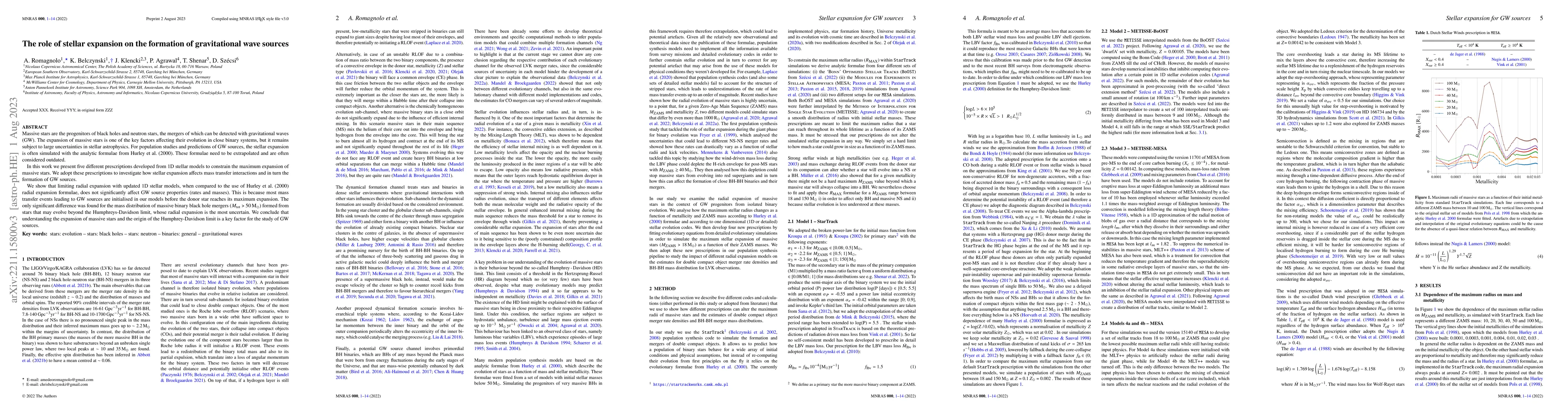Thumbnail for The role of stellar expansion on the formation of gravitational wave
  sources