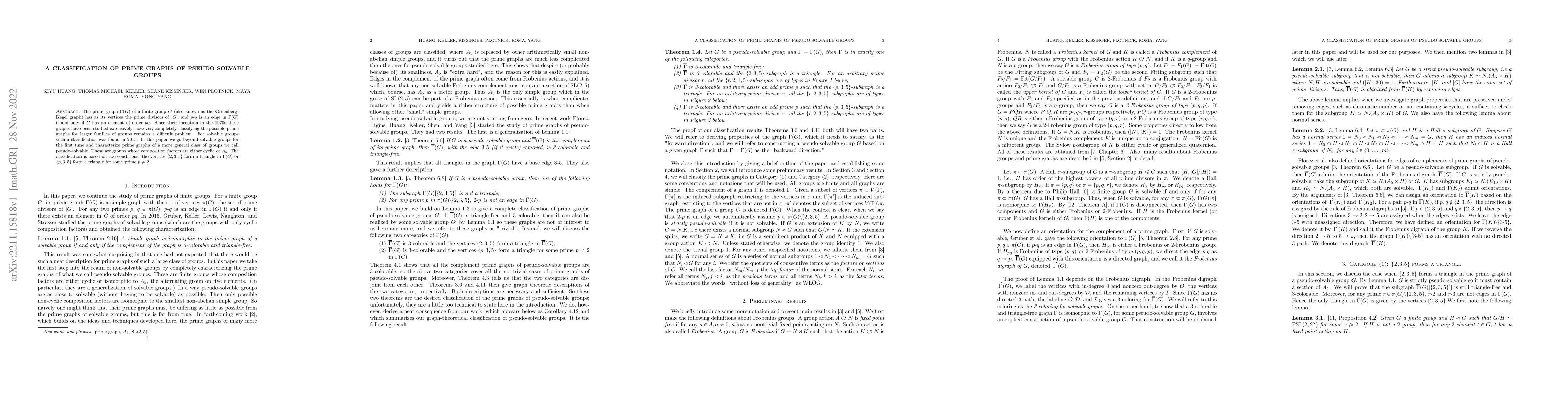 Thumbnail for A classification of prime graphs of pseudo-solvable groups