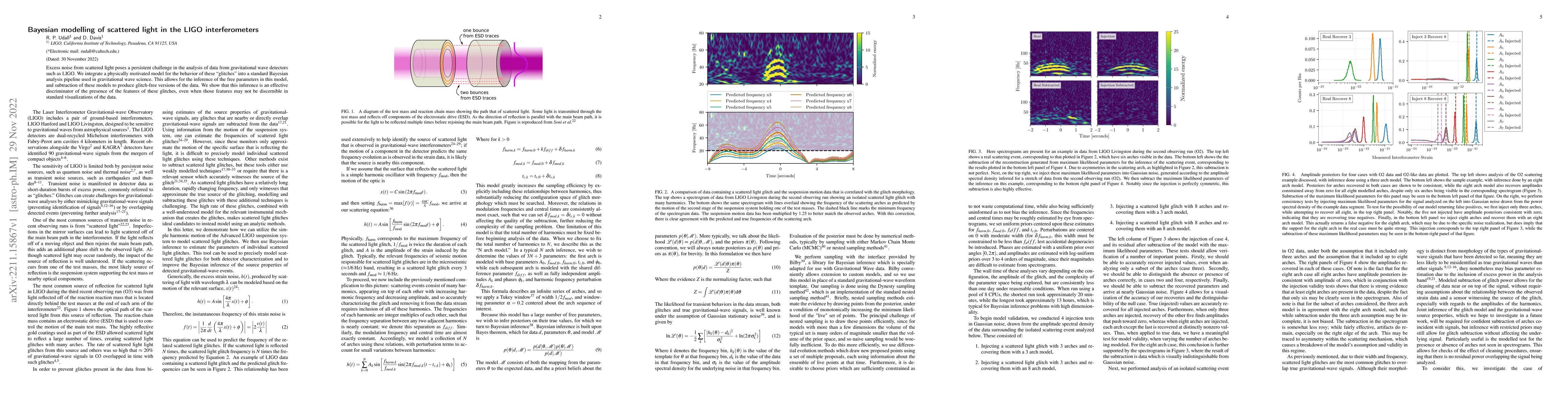 Thumbnail for Bayesian modelling of scattered light in the LIGO interferometers