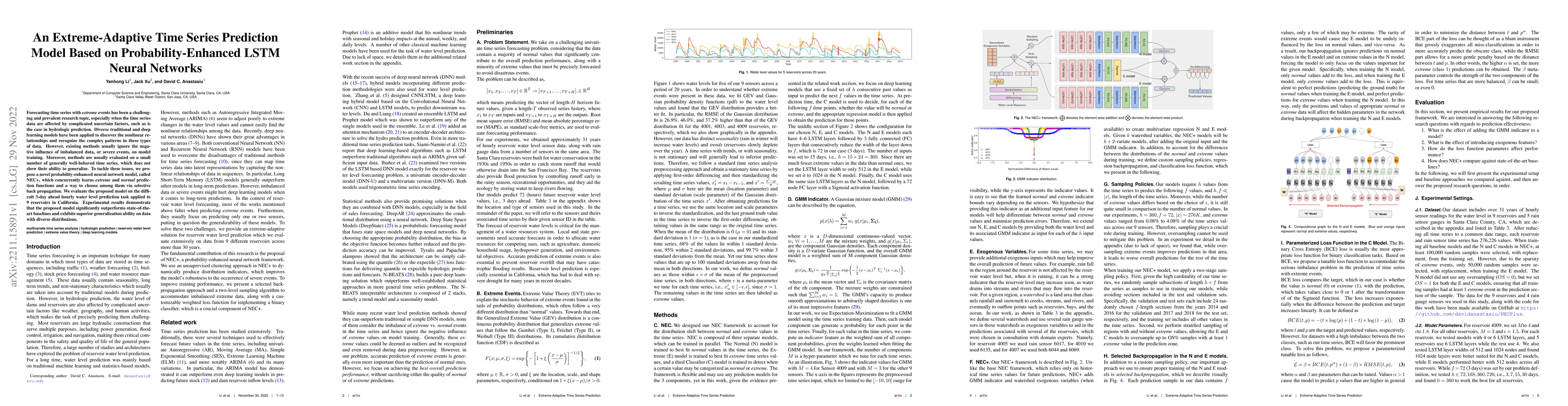 Thumbnail for An Extreme-Adaptive Time Series Prediction Model Based on
  Probability-Enhanced LSTM Neural Networks