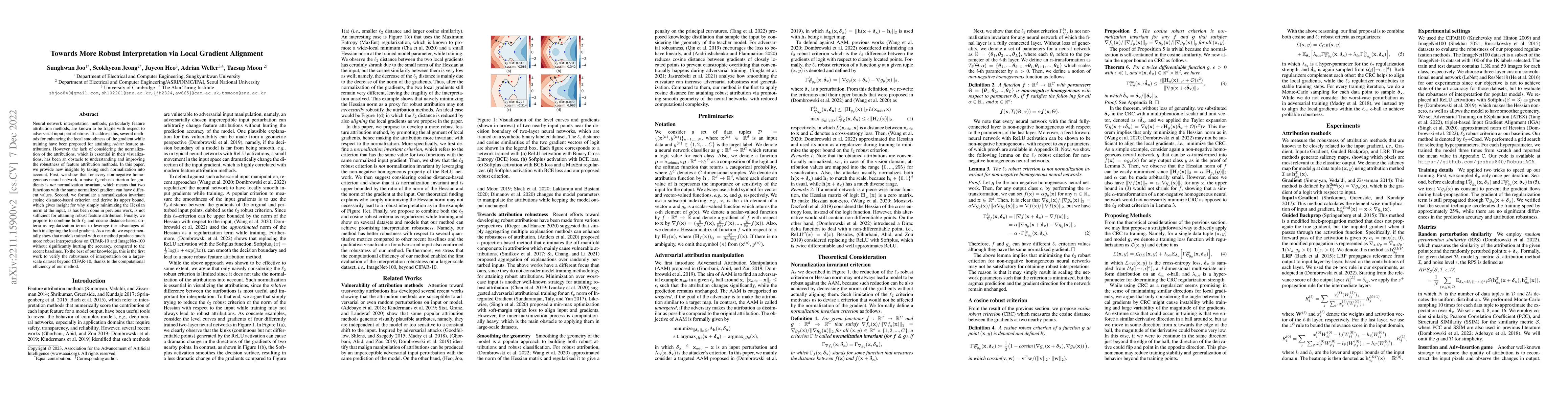 Thumbnail for Towards More Robust Interpretation via Local Gradient Alignment