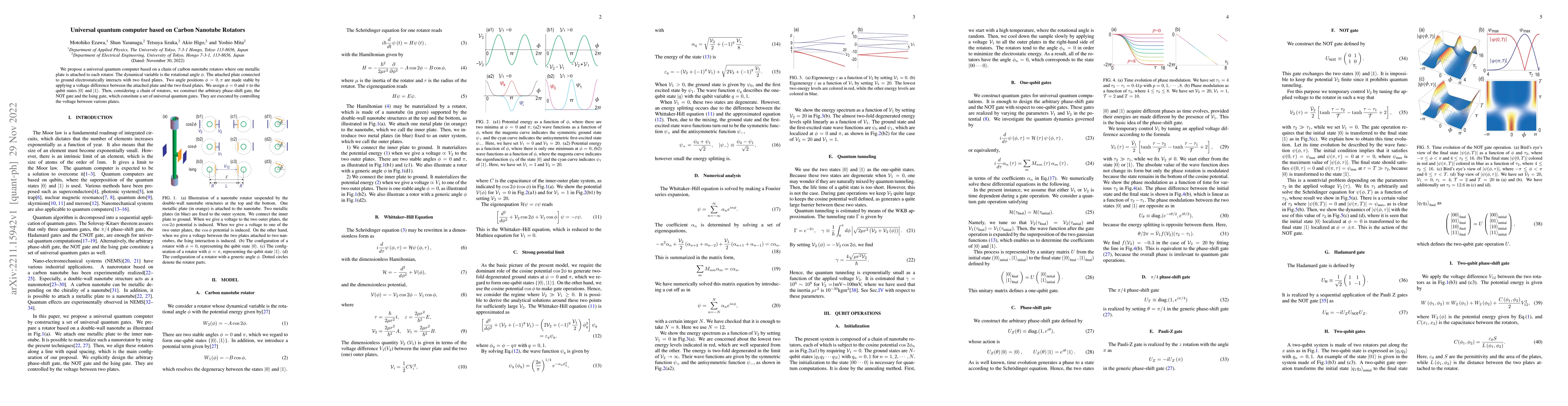 Thumbnail for Universal quantum computer based on Carbon Nanotube Rotators