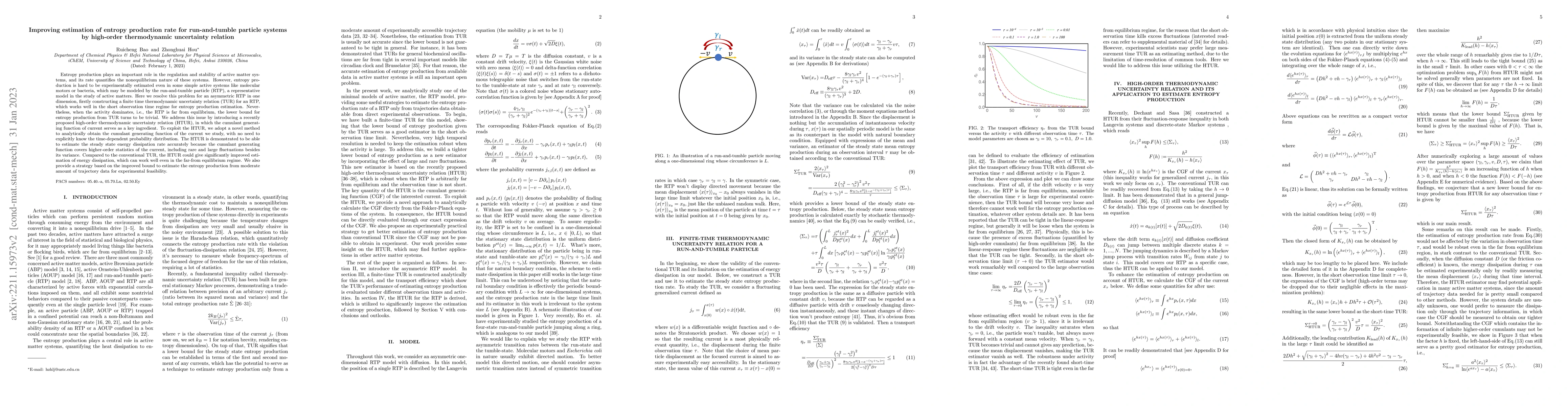 Thumbnail for Improving estimation of entropy production rate for run-and-tumble
  particle systems by high-order thermodynamic uncertainty relation