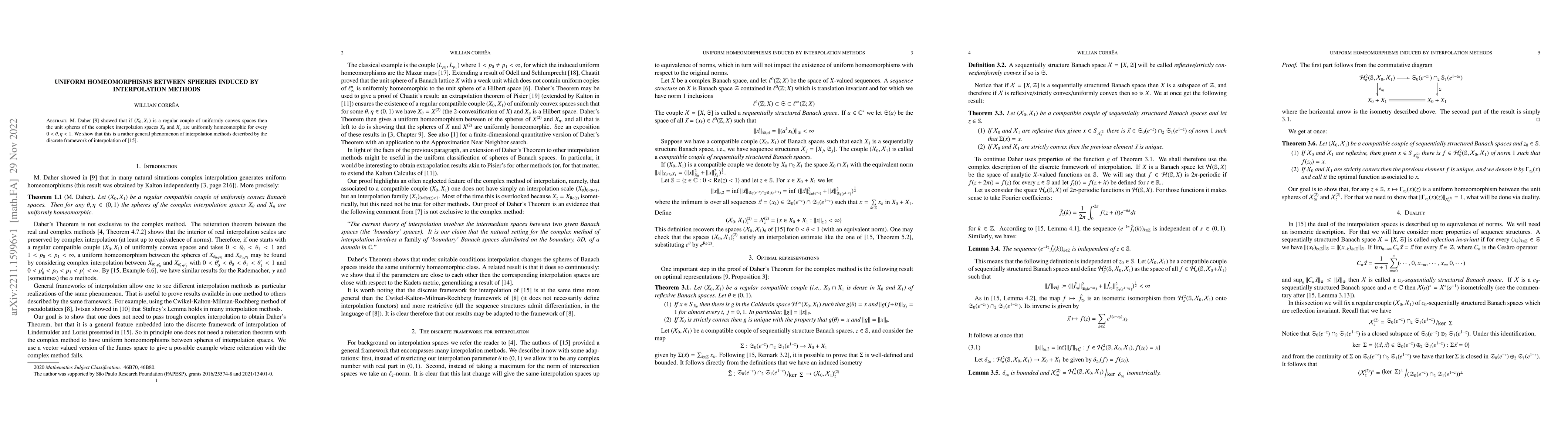Thumbnail for Uniform homeomorphisms between spheres induced by interpolation methods