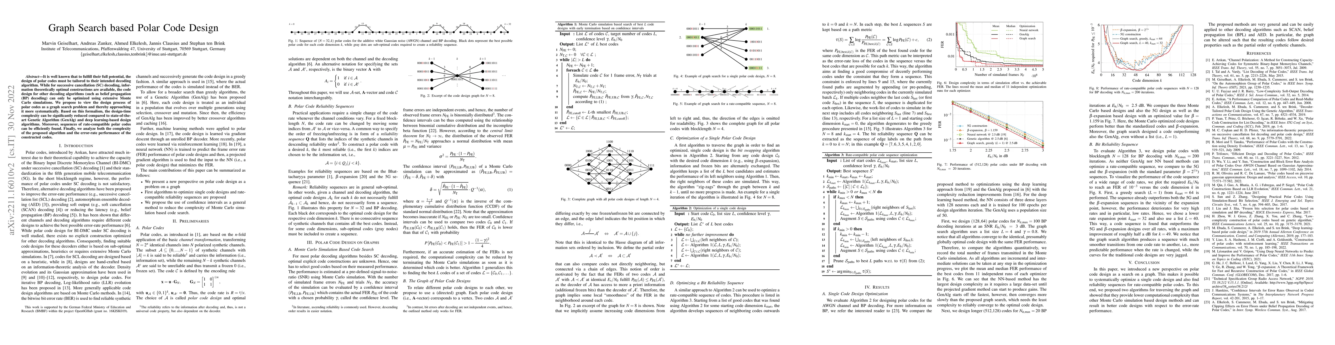 Thumbnail for Graph Search based Polar Code Design