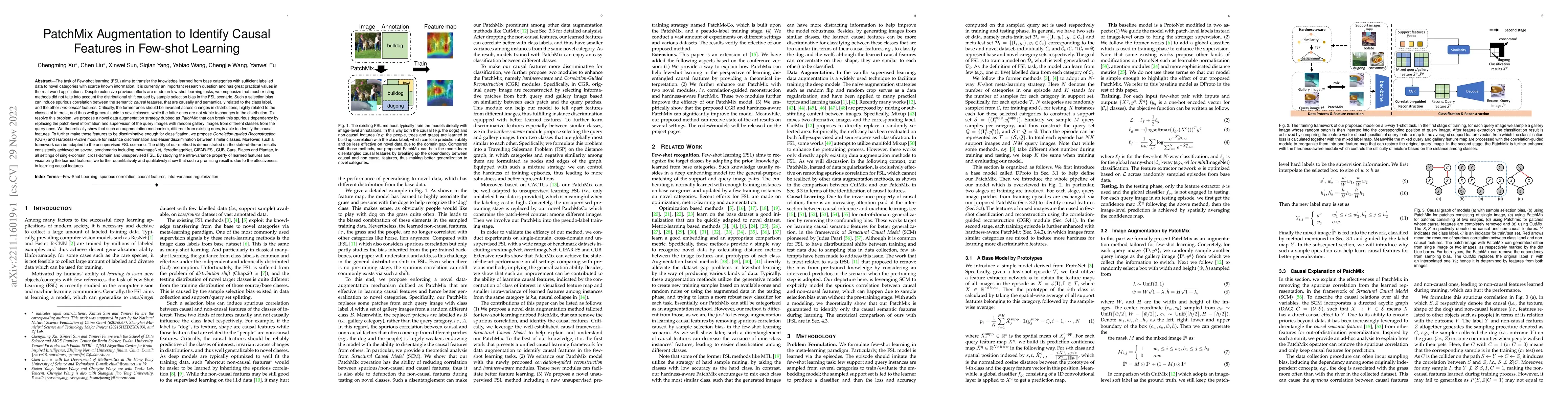 Thumbnail for PatchMix Augmentation to Identify Causal Features in Few-shot Learning