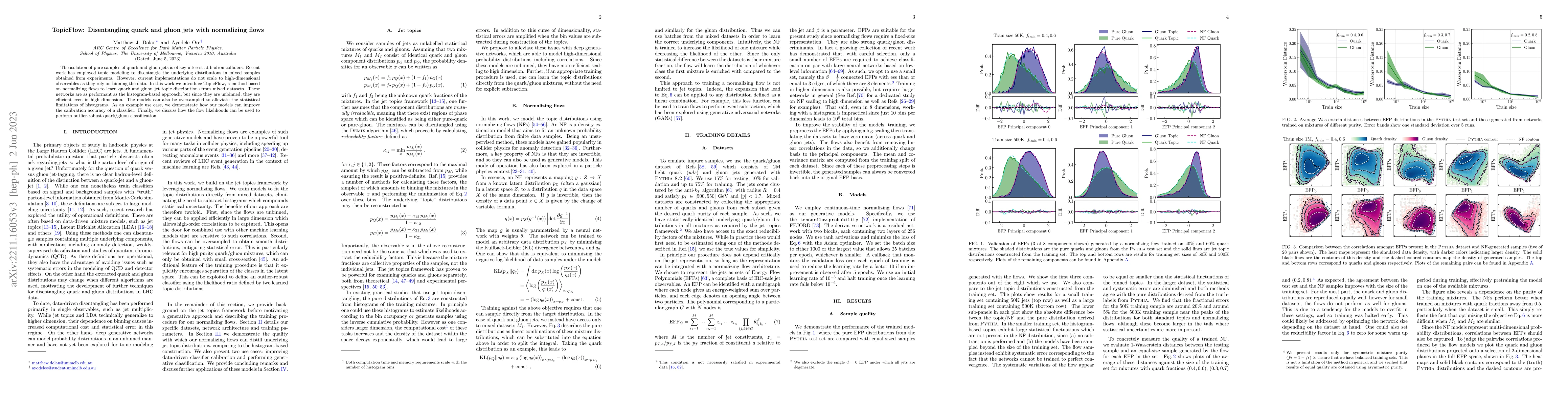 Thumbnail for TopicFlow: Disentangling quark and gluon jets with normalizing flows