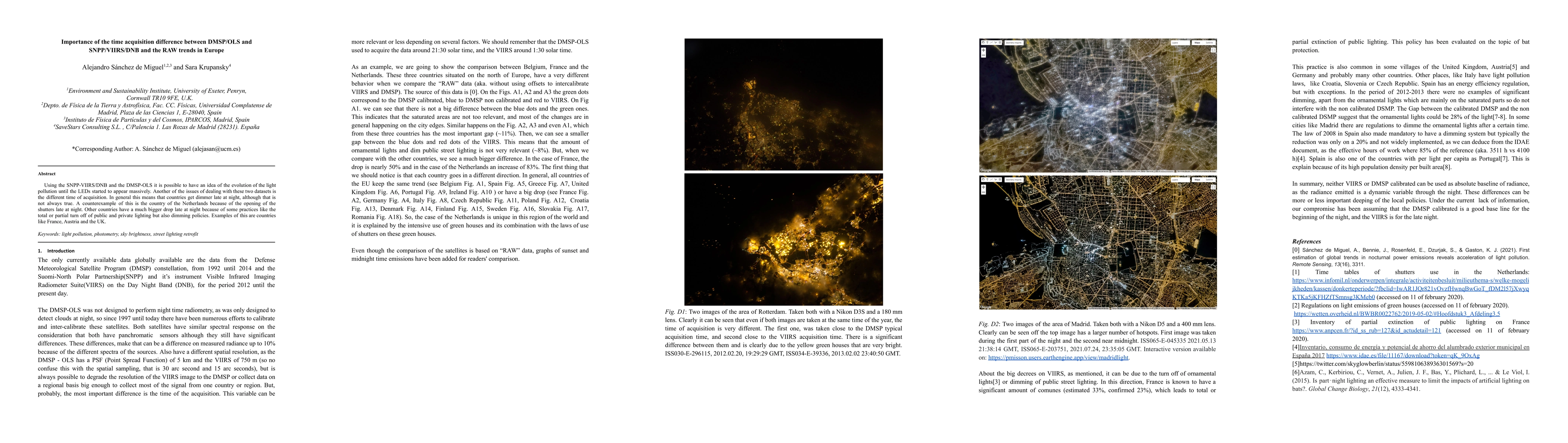 Thumbnail for Importance of the time acquisition difference between DMSP/OLS and
  SNPP/VIIRS/DNB and the RAW trends in Europe
