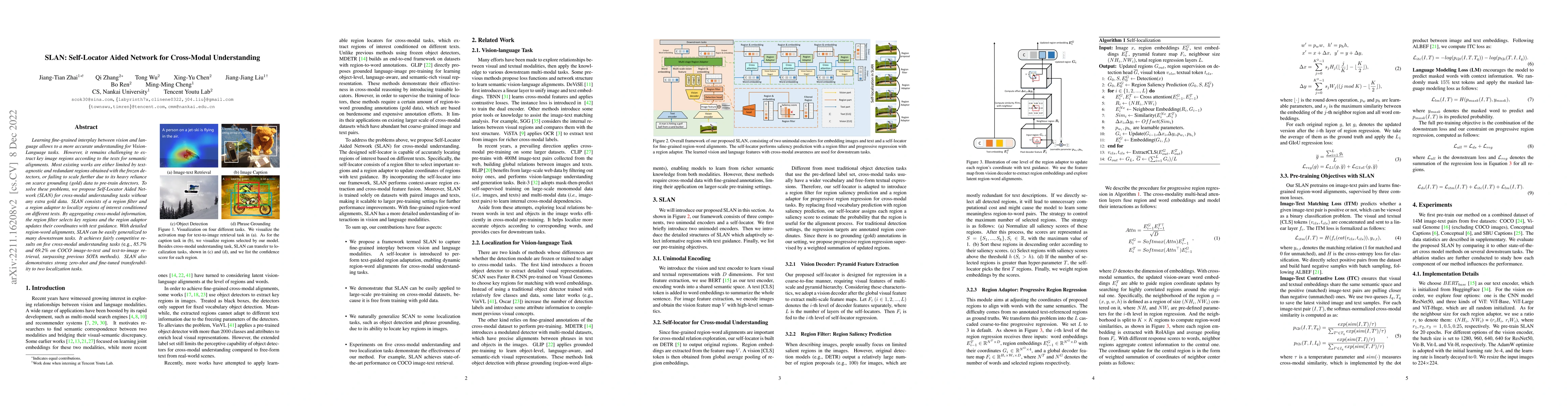 Thumbnail for SLAN: Self-Locator Aided Network for Cross-Modal Understanding
