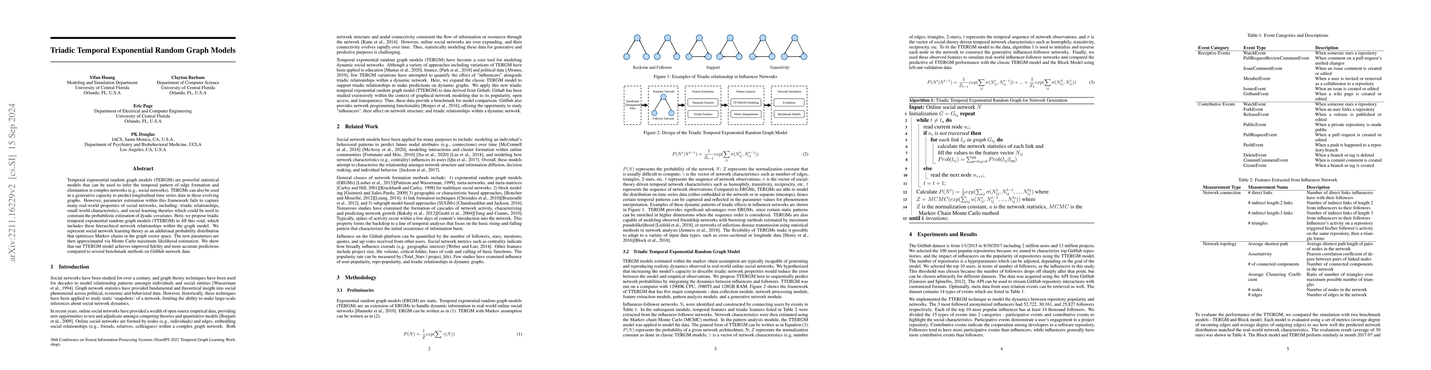 Thumbnail for Triadic Temporal Exponential Random Graph Models (TTERGM)