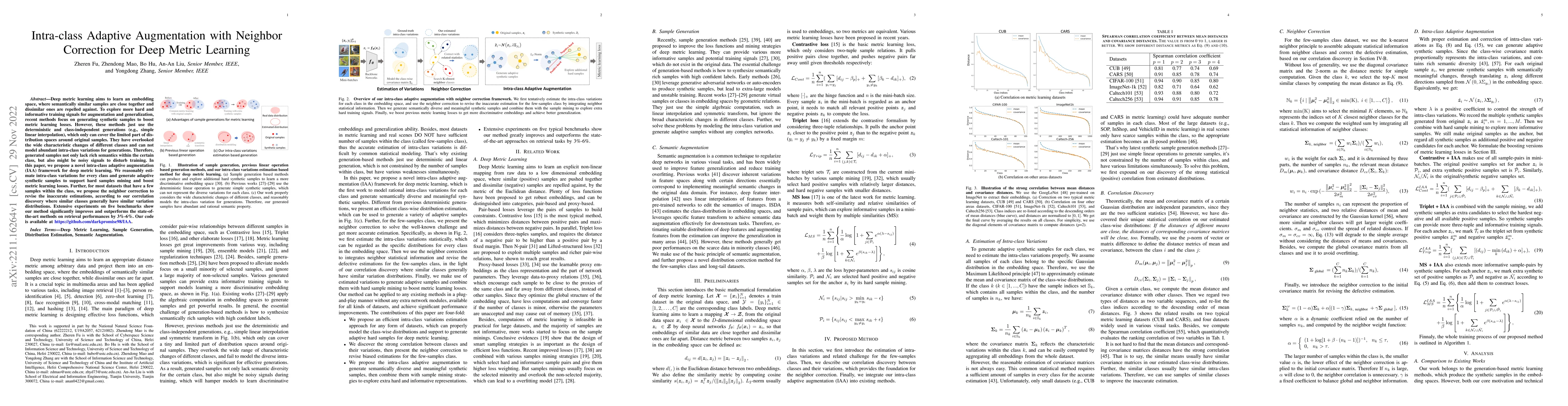 Thumbnail for Intra-class Adaptive Augmentation with Neighbor Correction for Deep
  Metric Learning