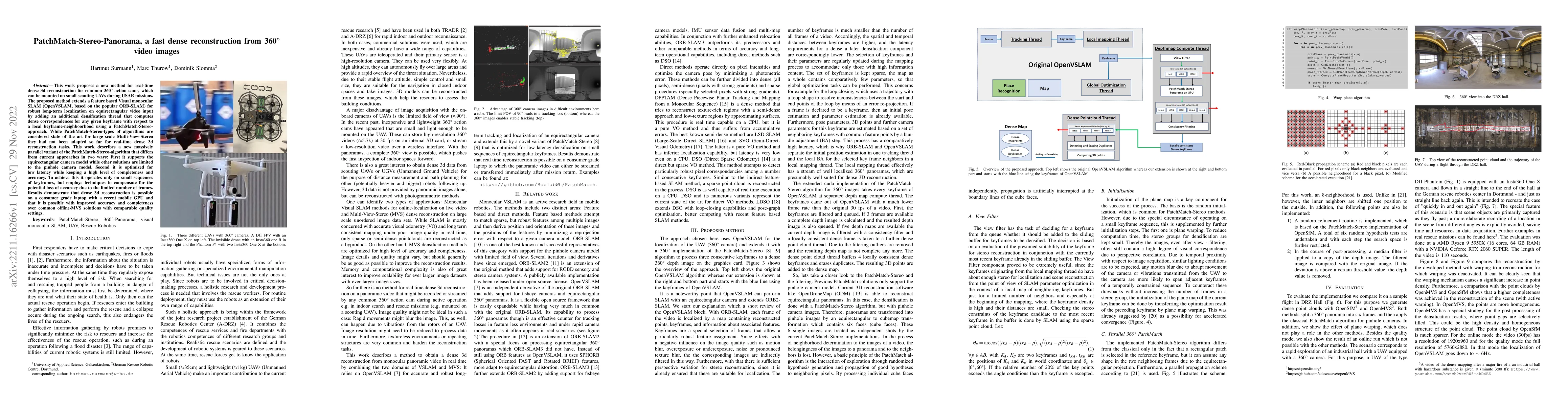 Thumbnail for PatchMatch-Stereo-Panorama, a fast dense reconstruction from 360{\deg}
  video images