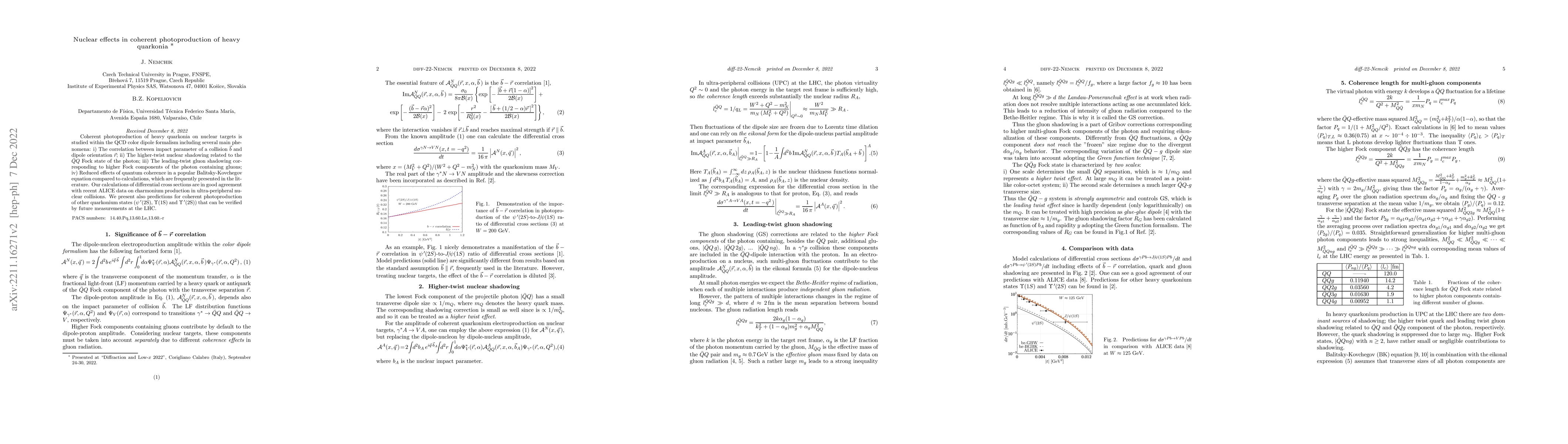 Thumbnail for Nuclear effects in coherent photoproduction of heavy quarkonia