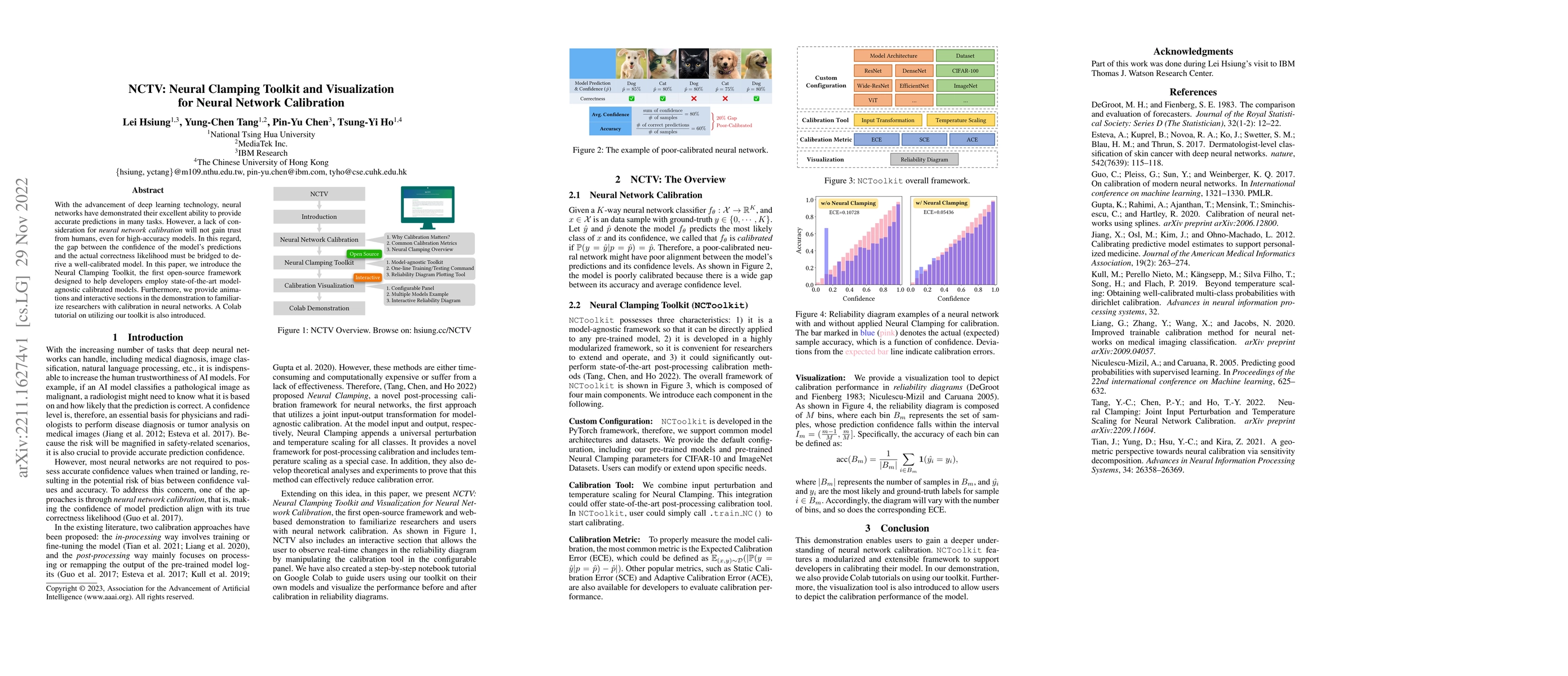 Thumbnail for NCTV: Neural Clamping Toolkit and Visualization for Neural Network
  Calibration