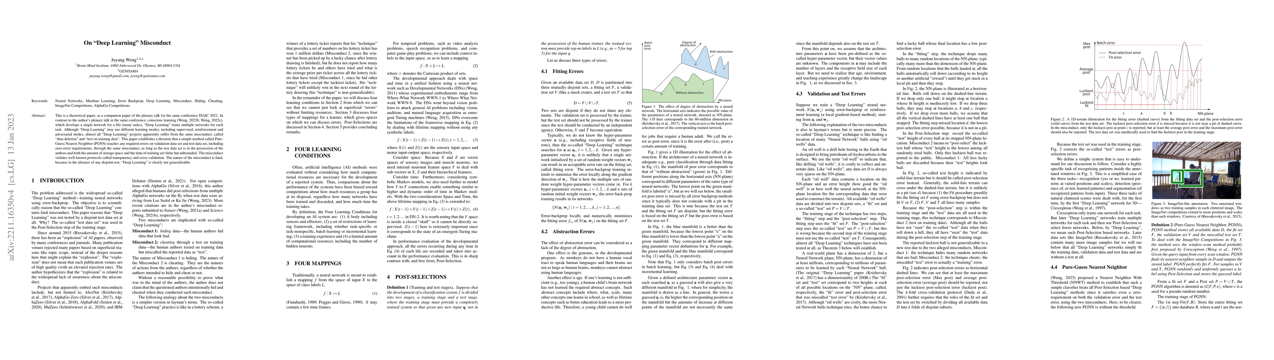 Thumbnail for On "Deep Learning" Misconduct