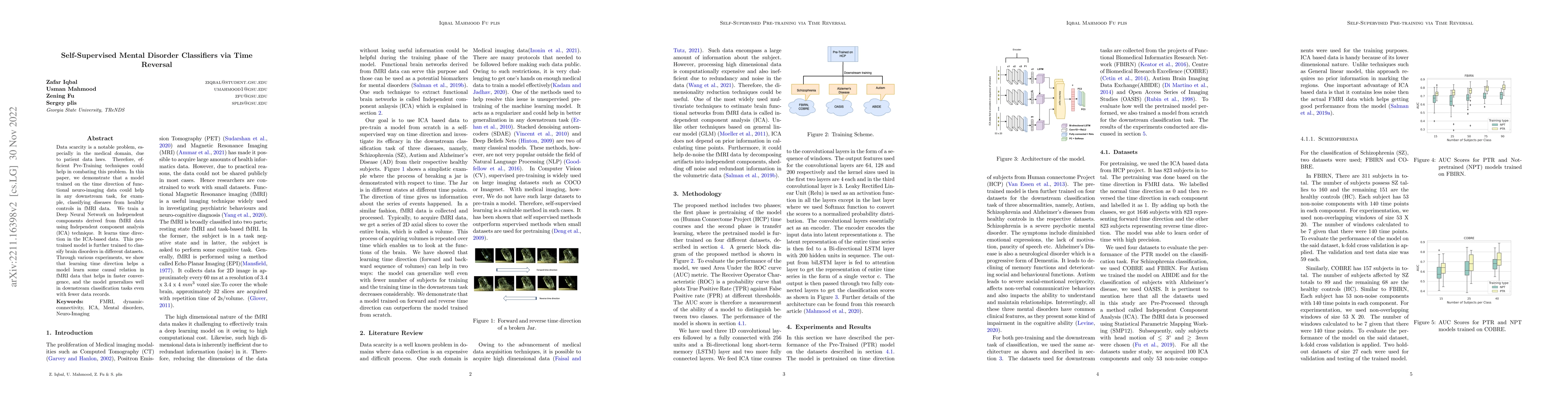 Thumbnail for Self-Supervised Mental Disorder Classifiers via Time Reversal